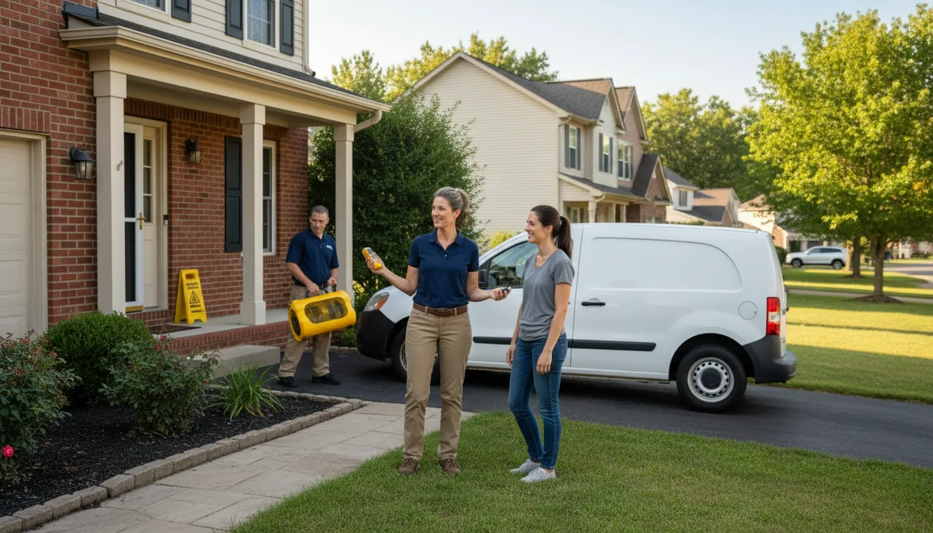 Residential water damage restoration in Valentine, NE